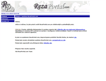 Tablet Screenshot of cesky.rezaportal.com